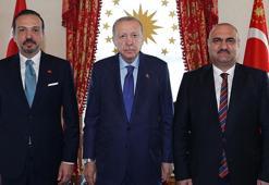 Cumhurbaşkanı Erdoğan, Kerkük Valisi ve Irak Türkmen Cephesi Başkanı Mehmet Seman Ağa'yı kabul etti