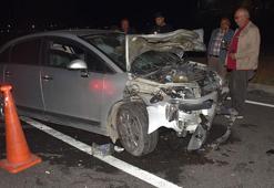 Kırıkkale’de otomobil, arıza yapan otomobile çarptı: 6 yaralı