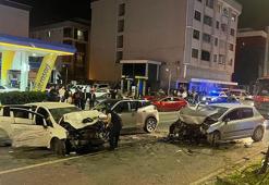Samsun'da 3 aracın karıştığı zincirleme kaza: 5 yaralı