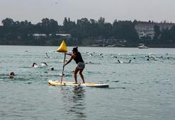 Adana’da ilk kez düzenlenen ‘Aquatlon ve Triatlon’ yarışması başladı