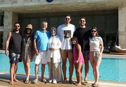 Milli basketbolcu Alperen Şengün, Antalya'da ailesi ile birlikte tatil yaptı