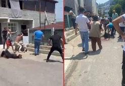 Eşini sokak ortasında bıçaklayıp öldüren şüpheliye linç girişimi