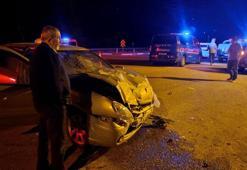 Sivas'ta iki otomobil çarpıştı: 1 ölü, 3 yaralı