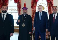 Cumhurbaşkanı Erdoğan, Sevan Sıvacıoğlu ve Patrik Maşalyan’ı kabul etti