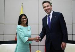 Bakan Bayraktar, Venezuela Geçici Devlet Başkanı Rodriguez ile görüştü