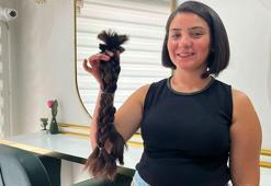 Lenfomayı yenen Özlem, saçlarını kanser hastaları için bağışladı