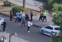 Adliye binasını görüntüleyen kişiler kendilerini uyaran polise saldırdı: 4 gözaltı