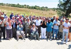 Manisa'da köylülerden 'mezarlık' eylemi