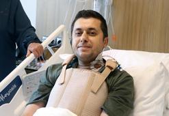 Aortu yırtılan hasta, yapay damarla hayata tutundu