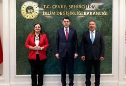 Bakan Kurum, Afyonkarahisar Büyükşehir Belediye Başkanı Köksal'ı kabul etti