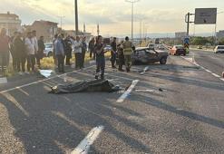 TIR’la çarpışan otomobil takla atıp karşı şeride geçti; 1 ölü, 2 yaralı