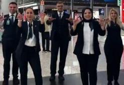 İstanbul Havalimanı çalışanlarından Milli Takım'a destek videosu