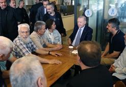 Cumhurbaşkanı Erdoğan Erzurum Vakfı'nın Beyoğlu'ndaki lokalini ziyaret etti