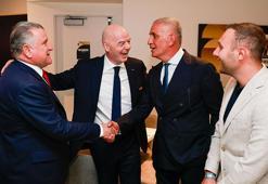 TFF Başkanı Hacıosmanoğlu, Infantino ve Isaac ile görüştü