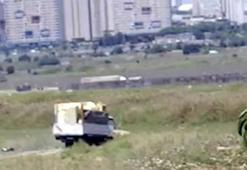 Avcılar’da atıkları boş araziye döküp yakan kamyonet şoförüne 50 bin lira ceza