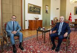 TBMM Başkanı Kurtulmuş, TÜRKPA Genel Sekreteri Hasan'ı kabul etti