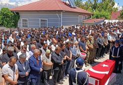 Kazada hayatını kaybeden uzman çavuş, son yolculuğuna uğurlandı