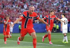 Norveç'in 28 yıl sonra katıldığı Dünya Kupası'nda, Haaland'dan 2 gol