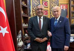 Devlet Bahçeli, Diyarbakır Milletvekili Sezgin Tanrıkulu ile bir araya geldi