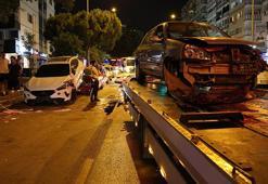 Seyir halindeyken kalp krizi geçirip park halindeki araçlara çarpan sürücü hastanede öldü