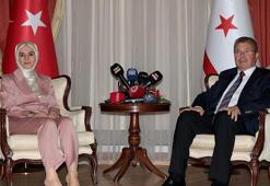 KKTC Başbakanı Üstel, Aile ve Sosyal Hizmetler Bakanı Göktaş'ı kabul etti