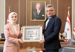 KKTC Cumhurbaşkanı Erhürman, Bakan Göktaş'ı kabul etti