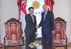 Cumhurbaşkanı Erdoğan, Singapur Başbakanı Wong'u kabul etti
