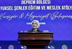 Emine Erdoğan, Şule Yüksel Şenler Vakfı'nın ‘Deprem Bölgesi Kursiyer ve Mezuniyet Buluşması’na katıldı