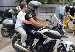 Yanlış sınav yerine giden adayı motosikletli trafik polisi yetiştirdi