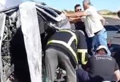 Şanlıurfa’da otomobil takla attı; 2 ölü, 2 yaralı