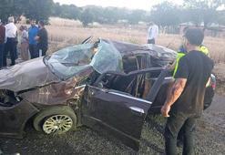 Diyarbakır'da takla atan otmobildeki anne ve oğllu öldü, 4 kişi yaralandı