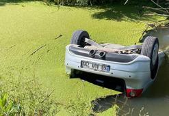 Drenaj kuyusundaki otomobilden 2 cansız beden çıkarıldı