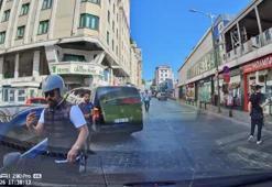 Beyoğlu’nda yol verme tartışmasında 'Boksörüm çeneni kırarım' sözleriyle tehdit etti