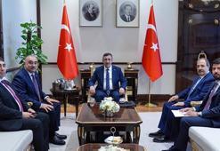Cevdet Yılmaz, Azerbaycan'ın Ankara Büyükelçis Memmedov'u kabul etti