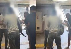 Şişli’de metrobüs istasyonunda gizlice kadın fotoğrafı çeken şüpheliye vatandaş müdahale etti