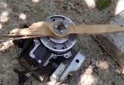 Kastamonu'da evin bahçesine İHA düştü