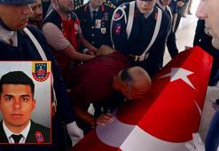 Kazada şehit olan uzman çavuş, son yolculuğuna uğurlandı