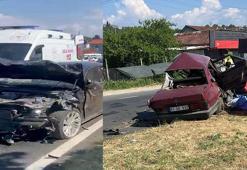 Kavşakta 2 otomobil çarpıştı: 1 kişi öldü, milletvekili ve oğlu yaralandı