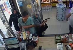 Boşanma aşamasındaki kocasını vurmak istediği tabanca tutukluluk yaptı; o anlar kamerada