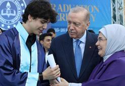 Cumhurbaşkanı Erdoğan, torunu Ömer Tayyip Erdoğan'ın mezuniyet törenine katıldı