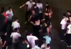 Esenyurt’ta halaydaki kadınların kavgasına erkekler dahil oldu; ortalık savaş alanına döndü