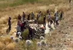 Şanlıurfa’da otomobil şarampole yuvarlandı; 1 ölü, 4 yaralı