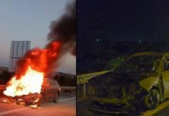 Çatalca'da yanan elektrikli otomobilin sürücüsü: Ailemi bir buçuk dakika arayla kurtardım