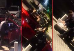 Beşiktaş’ta polis noktasında bariyeri kırdı; sürücünün kaçmaya çalıştığı anlar kamerada
