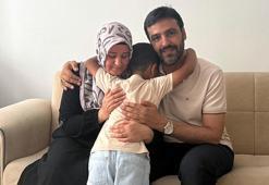 'Kahraman' çift Mehmet Emin ile hayata sarıldı