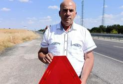 Kardeşinin kazada öldüğü noktadan seslendi: 700 liralık reflektör hayat kurtarır
