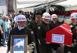 Kaza şehidi uzman çavuş, son yolculuğuna uğurlandı