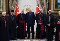 Cumhurbaşkanı Erdoğan, Türkiye Katolik Episkoposlar heyetini kabul etti