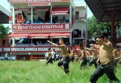 Kırkpınar güreşleri, minik boy pehlivanların müsabakaları ile başladı
