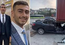 Otomobil, TIR'ın altına girdi, baba ve oğlu öldü